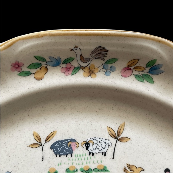 Vintage 90’s International Heartland Stoneware Country Plate - Picture 3 of 7
